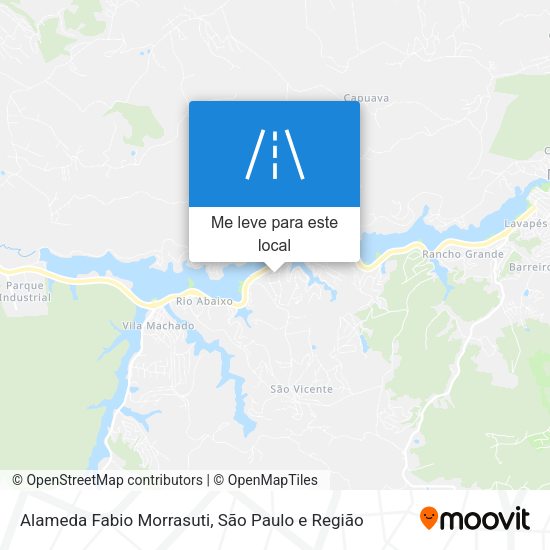 Alameda Fabio Morrasuti mapa