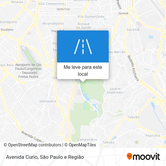 Avenida Curio mapa