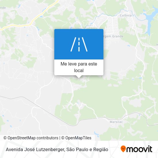 Avenida José Lutzenberger mapa