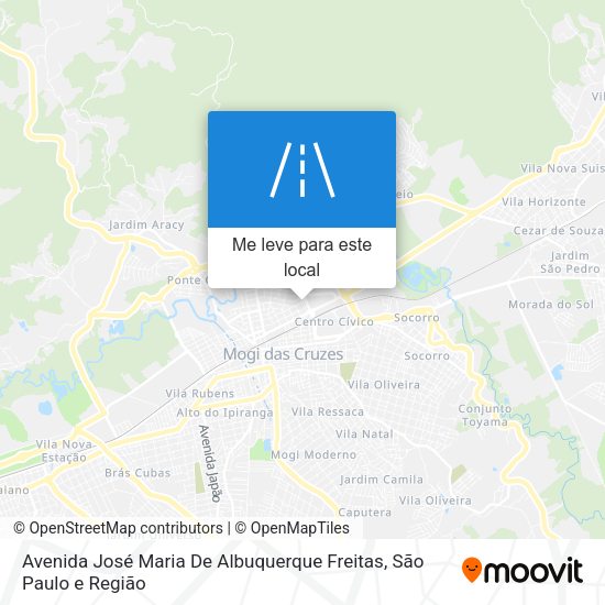 Avenida José Maria De Albuquerque Freitas mapa