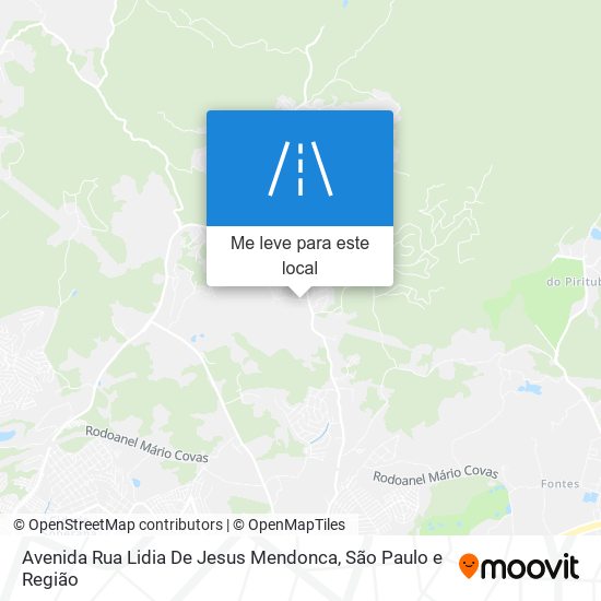 Avenida Rua Lidia De Jesus Mendonca mapa