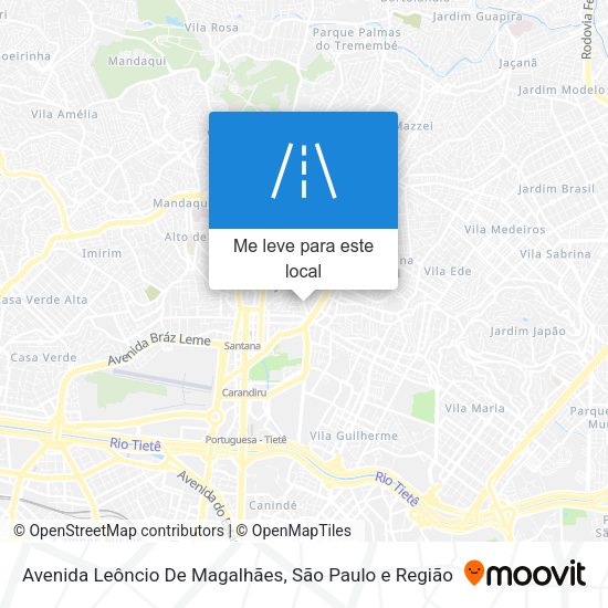 Avenida Leôncio De Magalhães mapa