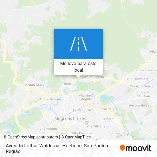 Avenida Lothar Waldemar Hoehnne mapa