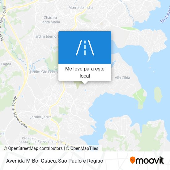 Avenida M Boi Guacu mapa