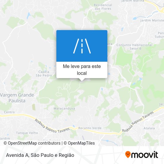Avenida A mapa