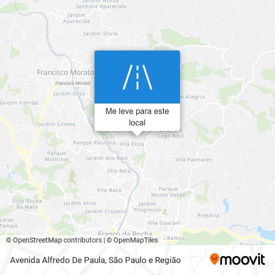 Avenida Alfredo De Paula mapa