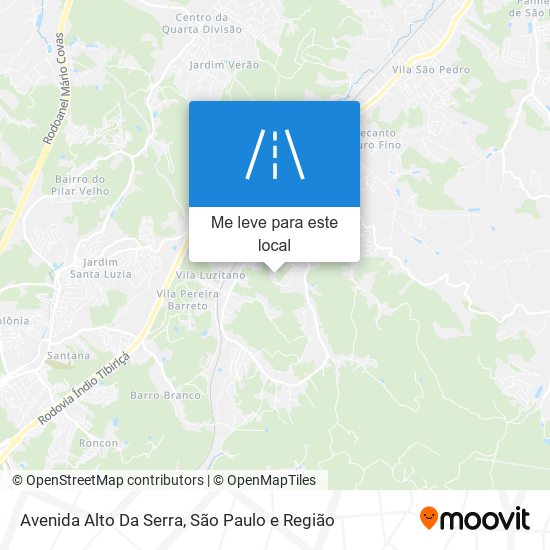 Avenida Alto Da Serra mapa