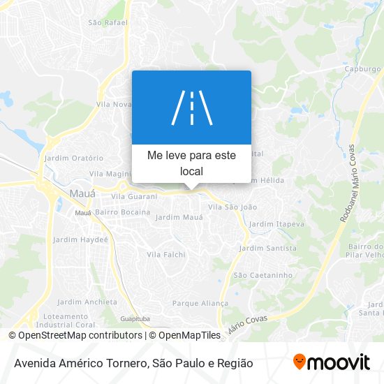Avenida Américo Tornero mapa