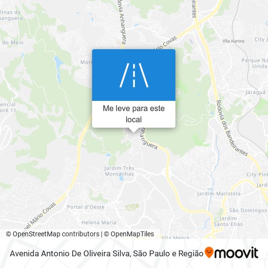 Avenida Antonio De Oliveira Silva mapa