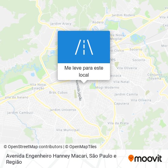 Avenida Engenheiro Hanney Macari mapa