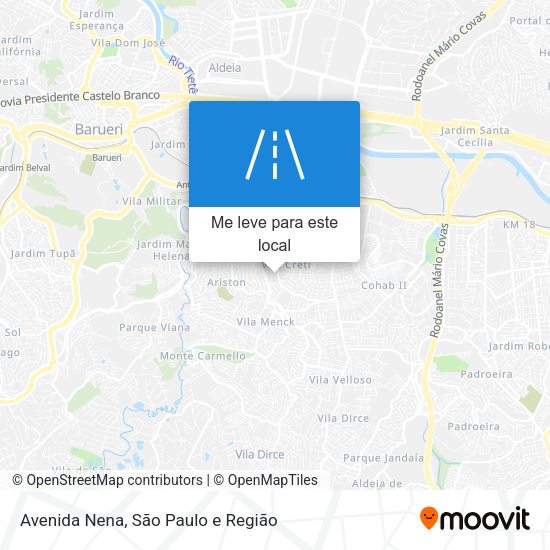 Avenida Nena mapa