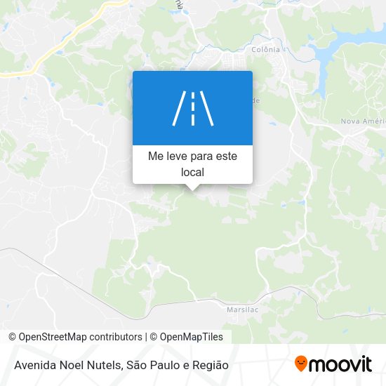 Avenida Noel Nutels mapa