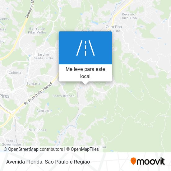 Avenida Florida mapa