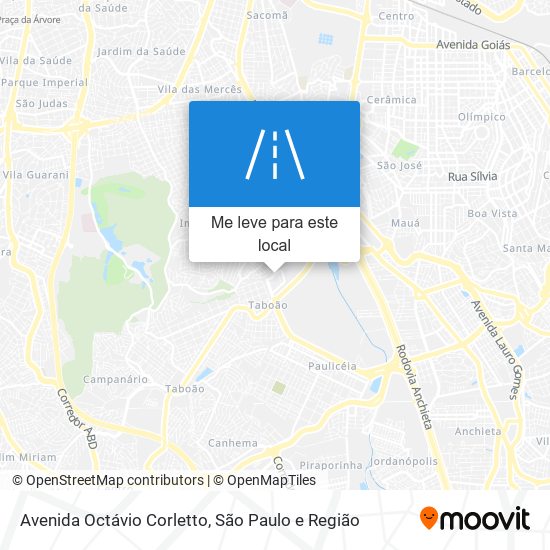 Avenida Octávio Corletto mapa