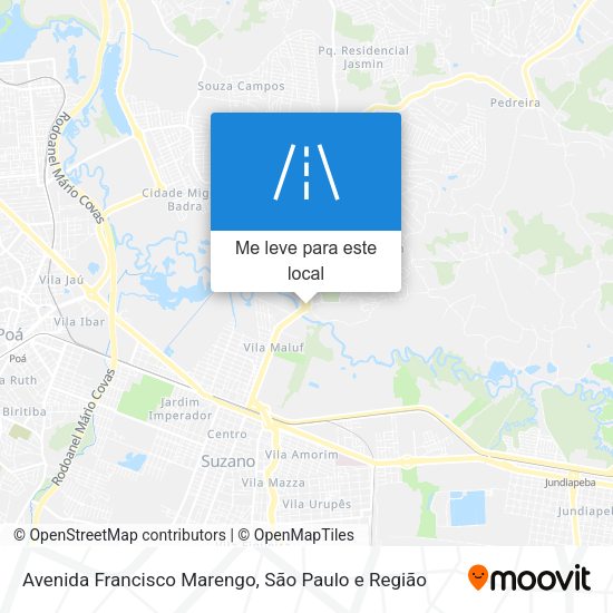 Avenida Francisco Marengo mapa