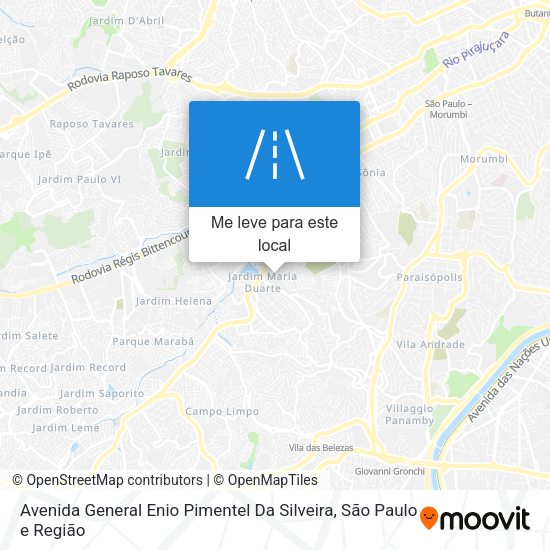 Avenida General Enio Pimentel Da Silveira mapa