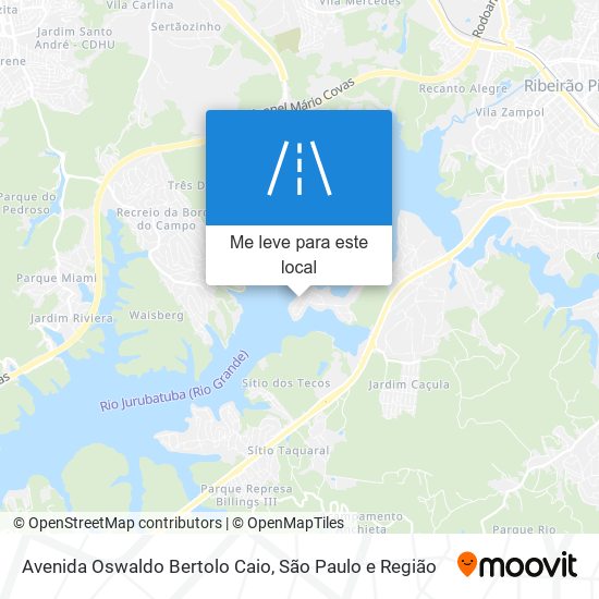 Avenida Oswaldo Bertolo Caio mapa