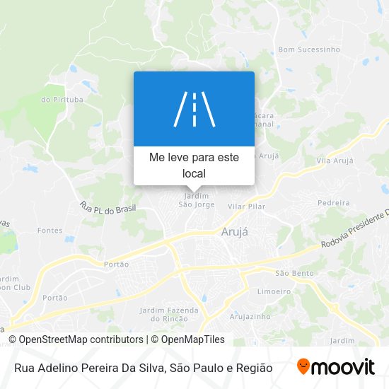 Rua Adelino Pereira Da Silva mapa