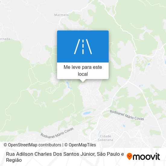Rua Adilson Charles Dos Santos Júnior mapa