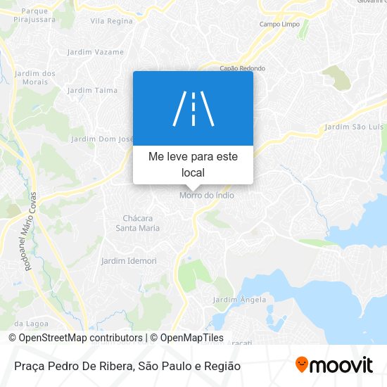 Praça Pedro De Ribera mapa