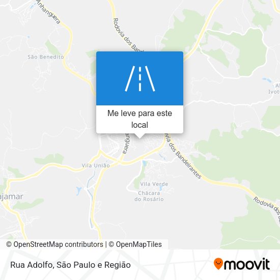 Rua Adolfo mapa