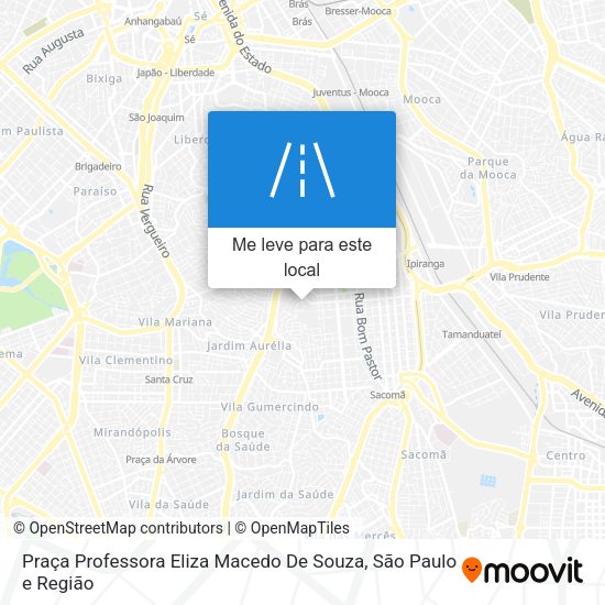 Praça Professora Eliza Macedo De Souza mapa