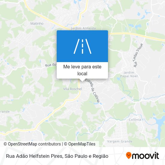 Rua Adão Helfstein Pires mapa