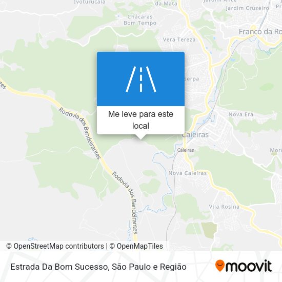 Estrada Da Bom Sucesso mapa