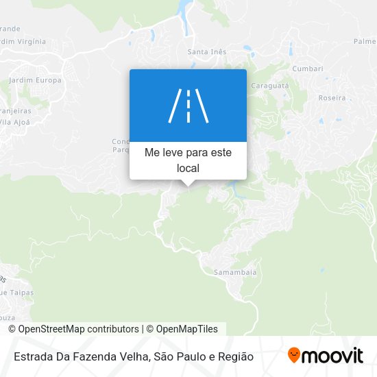 Estrada Da Fazenda Velha mapa