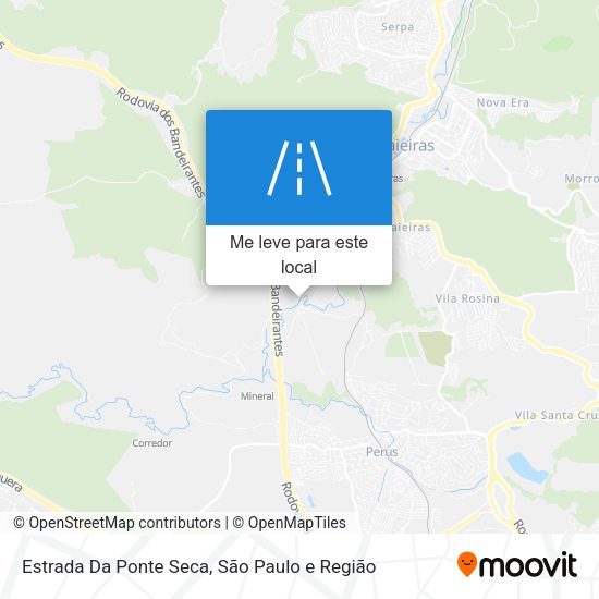 Estrada Da Ponte Seca mapa