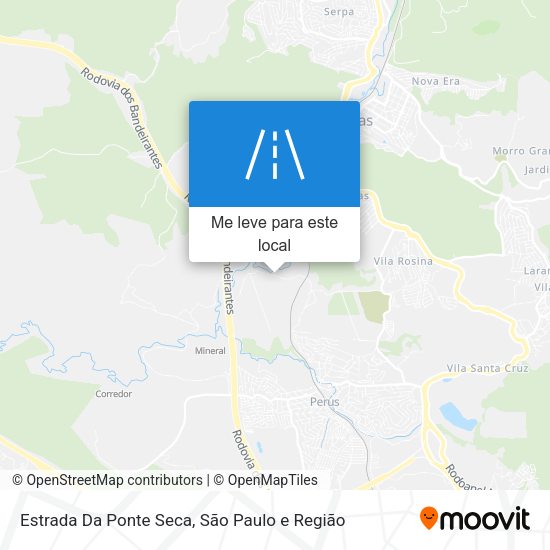 Estrada Da Ponte Seca mapa