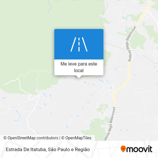 Estrada De Itatuba mapa