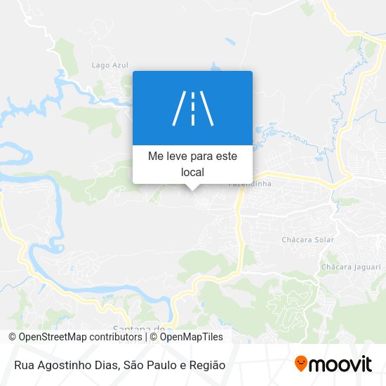 Rua Agostinho Dias mapa