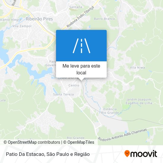 Patio Da Estacao mapa