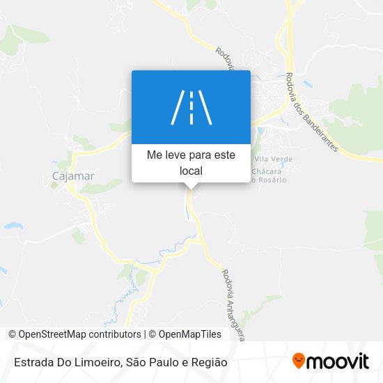 Estrada Do Limoeiro mapa