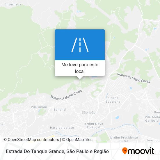 Estrada Do Tanque Grande mapa