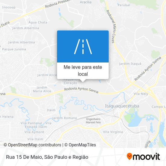 Rua 15 De Maio mapa