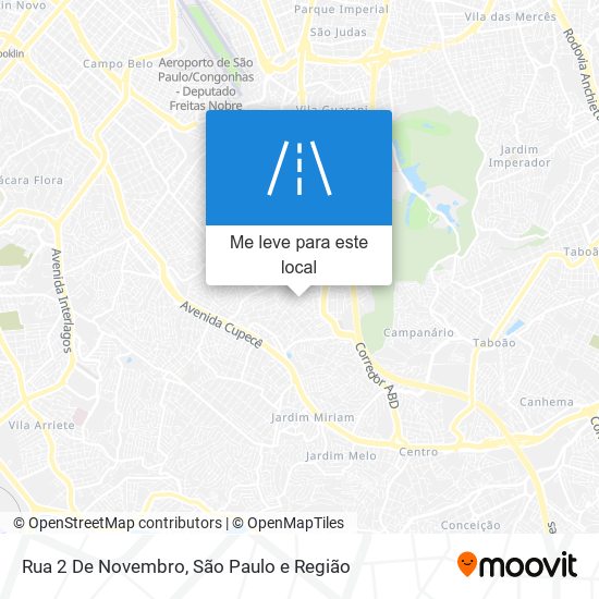 Rua 2 De Novembro mapa