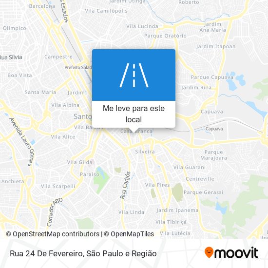 Rua 24 De Fevereiro mapa