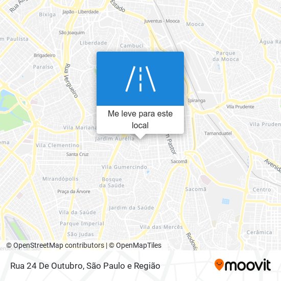 Rua 24 De Outubro mapa