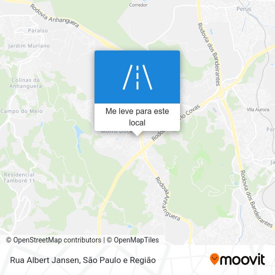 Rua Albert Jansen mapa