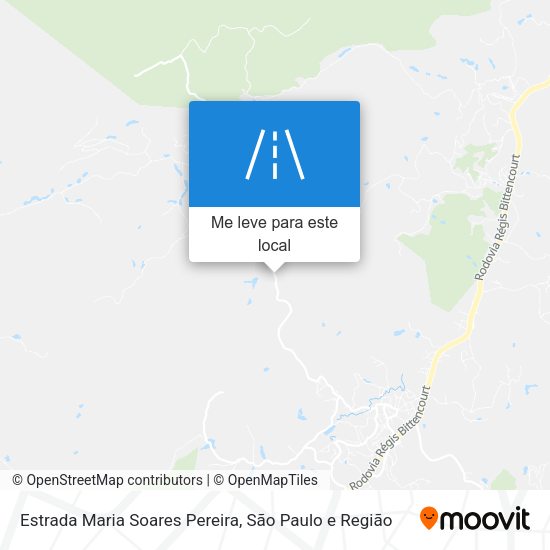 Estrada Maria Soares Pereira mapa