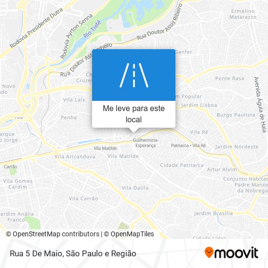 Rua 5 De Maio mapa