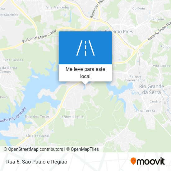 Rua 6 mapa