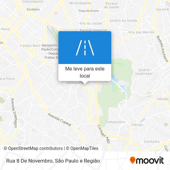 Rua 8 De Novembro mapa