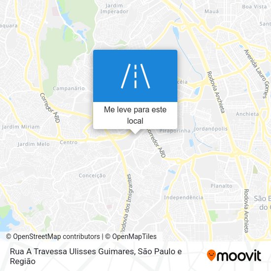 Rua A Travessa Ulisses Guimares mapa