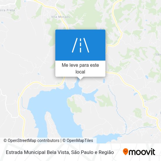 Estrada Municipal Bela Vista mapa