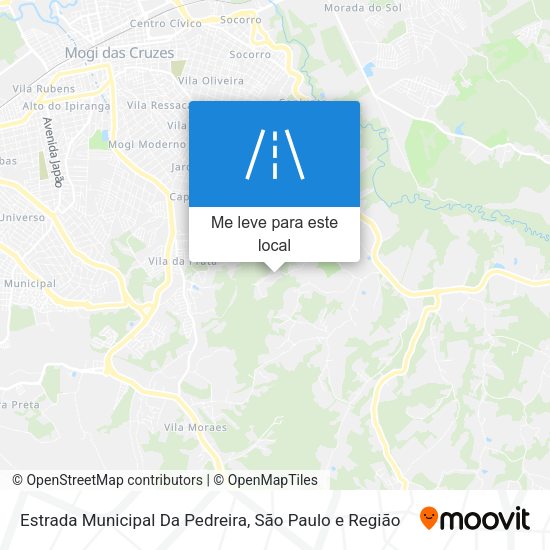 Estrada Municipal Da Pedreira mapa
