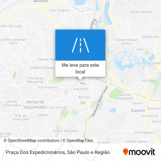 Praça Dos Expedicionários mapa