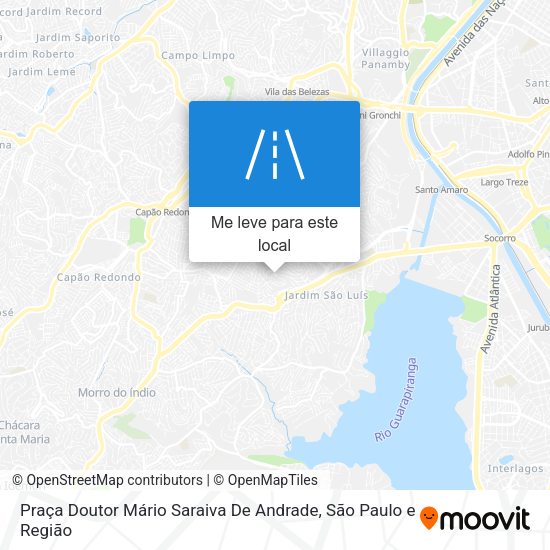 Praça Doutor Mário Saraiva De Andrade mapa